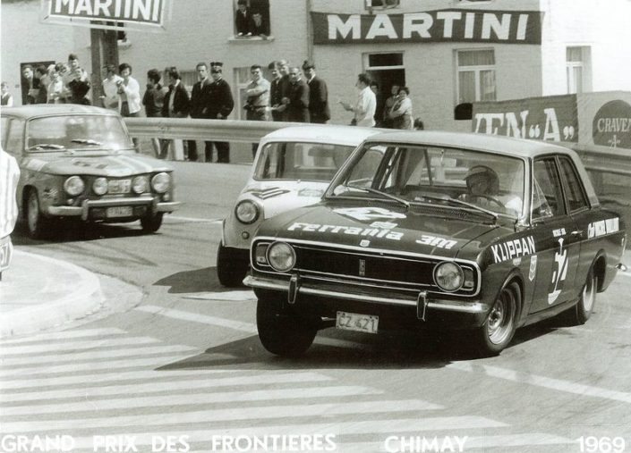 Ford Cortina Lotus aux couleurs de Michel Vailla